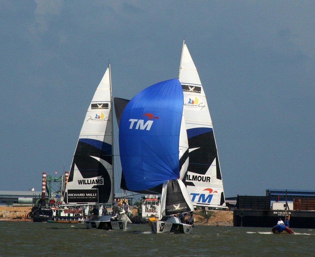 Gilmour and Williams on their way to the finish line - Monsoon Cup 2007 &copy; Sail-World.com /AUS http://www.sail-world.com